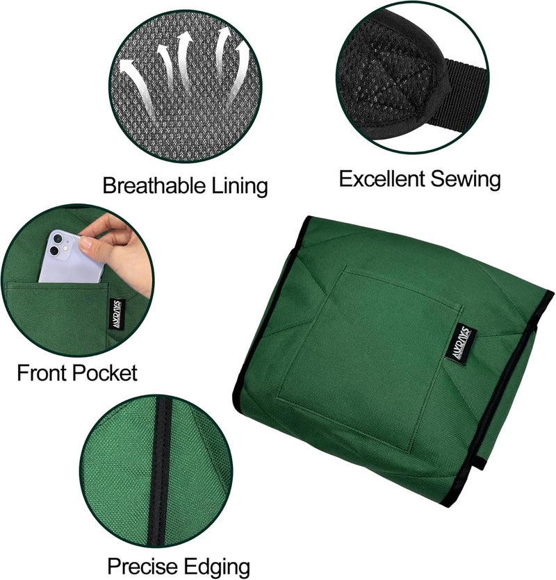 MDSTOP Wheelchair Safety Belt, Anti-Slip Wheelchair Seatbelt, Wheelchair Harness with Adjustable Secure Buckle, Medical Restraints Straps for Seniors Elderly, Patients, Disable (Green) - Image 3